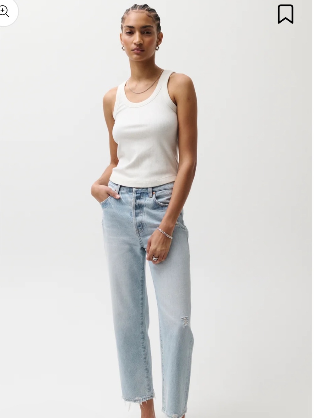 Pistola Cassie Super High Rise Straight Jean